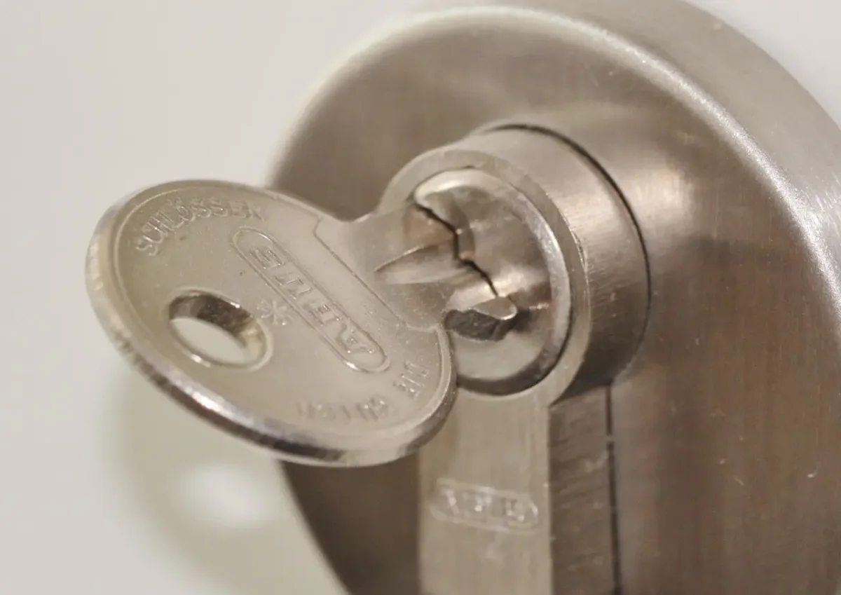 Key inserted in a door lock cylinder – request broken key removal Boston from Locksmith Boston